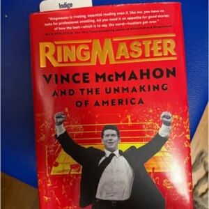 Ringmaster by Vince McMahon - Red Book Cover
